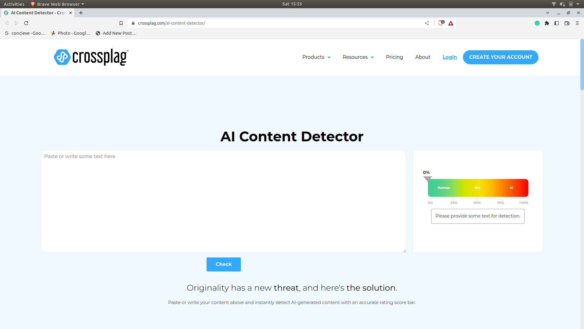 crosssplag - AI Detector