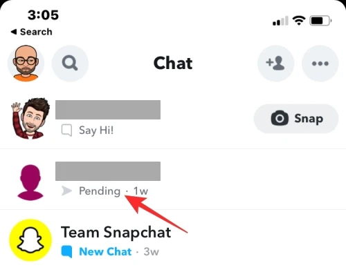 pending snap