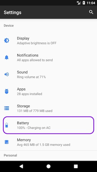 battery optimization for YouTube Vanced