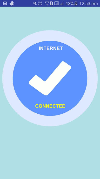 check internet connection 