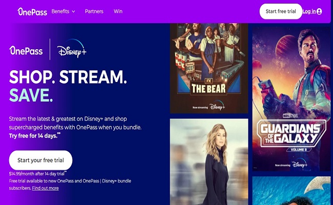 OnePass Disney+ Free Trial