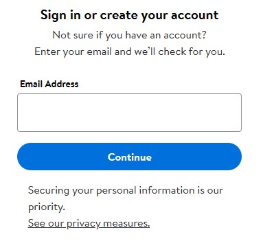 Create Walmart+ Account