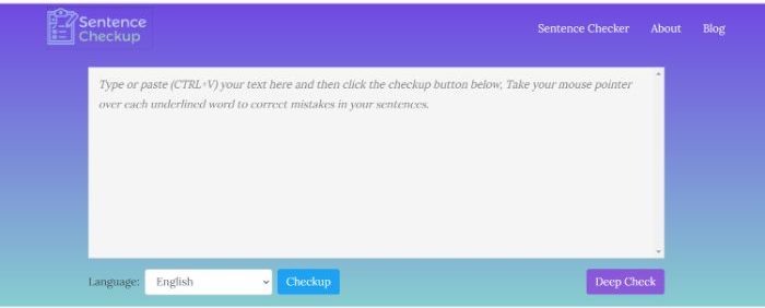 SentenceCheckup