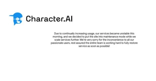 Character AI is down Character AI is down