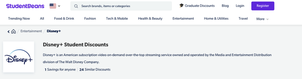 Disney Plus Student Discount Disney Plus Student Discount