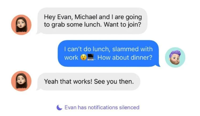 Focus Status On iPhone Focus Status On iPhone