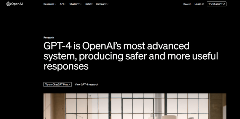 OpenAI’s GPT-4 OpenAI’s GPT-4