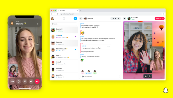 Snapchat Web App Snapchat Web App