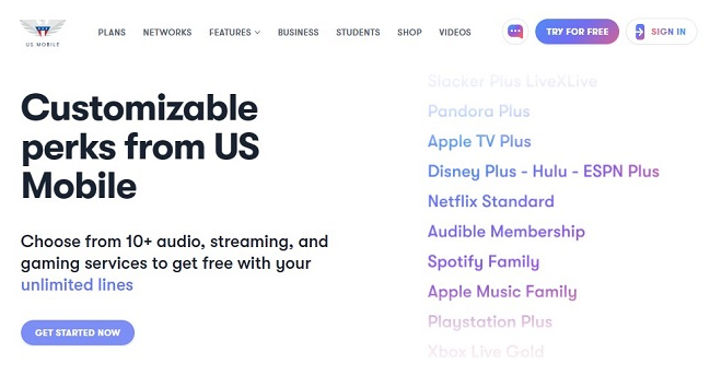 Through U.S. Mobile Through U.S. Mobile