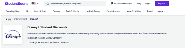 Disney Plus Student Discount Disney Plus Student Discount