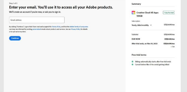 Enter E-mail Address and click on Continue Enter E-mail Address and click on Continue