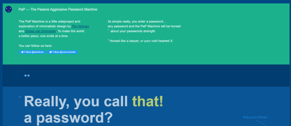 Passive Aggressive Passwords Passive Aggressive Passwords