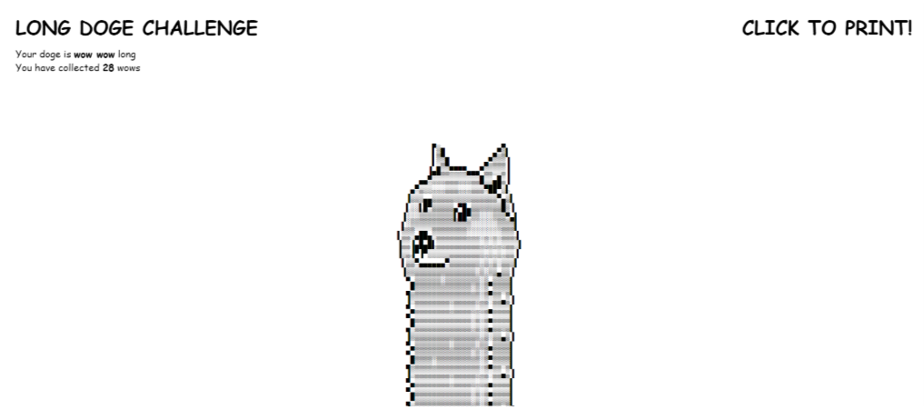 The Long Doge Challenge The Long Doge Challenge