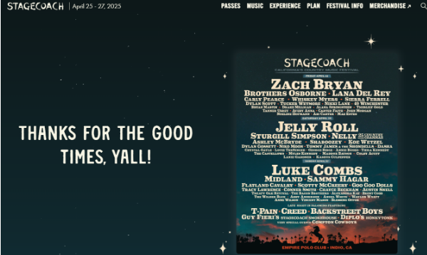 Stagecoach Festival