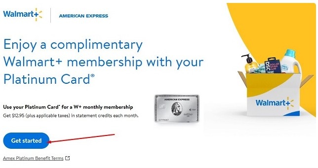 Walmart+ AMEX membership Walmart+ AMEX membership